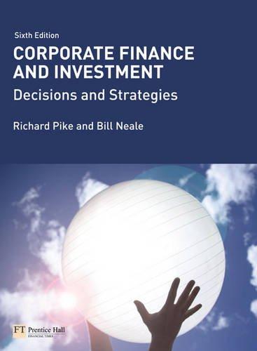 Book Corporate Finance and Investment: Decisions & Strategies free