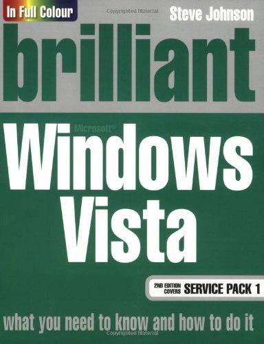 Book Brilliant Windows Vista SP1 free