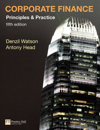 Book Corporate Finance Principles and Practice free