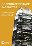 Book Corporate Finance Passnotes 1st Ed free