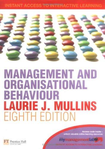 Book Management & Organisational Behaviour: With Gradetracker Student Access Card free