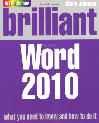 Book Brilliant Word 2010 free