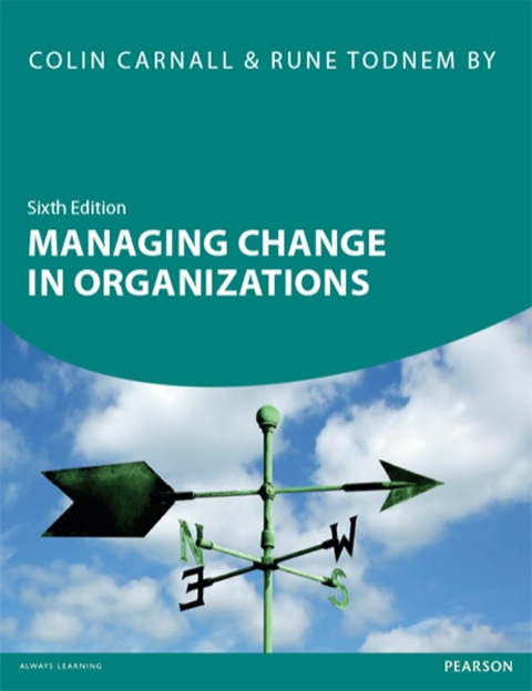 Book Managing Change in Organizations free