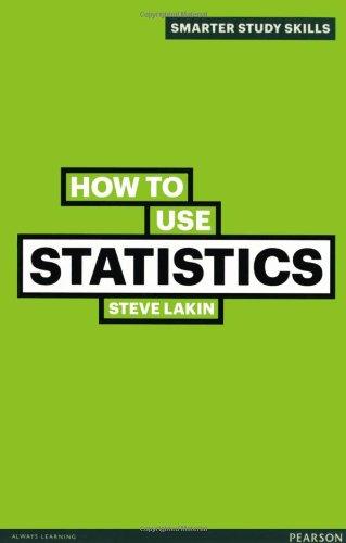Book [ HOW TO USE STATISTICS BY LAKIN, STEVE](AUTHOR)PAPERBACK free