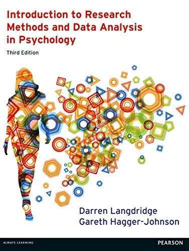 Book Introduction to Research Methods and Data Analysis in Psychology free