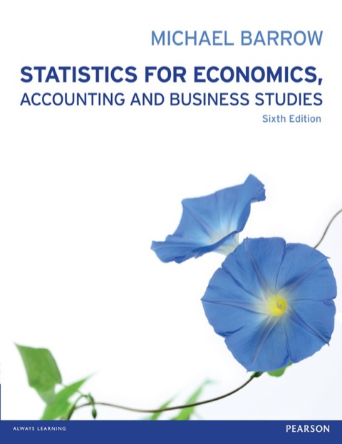 Book Statistics for Economics, Accounting and Business Studies free