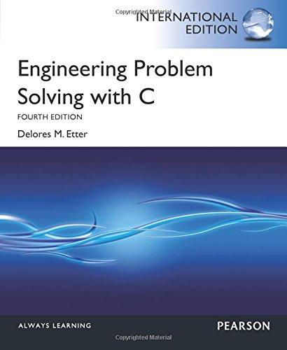 Book Engineering Problem Solving with C. Delores M. Etter free