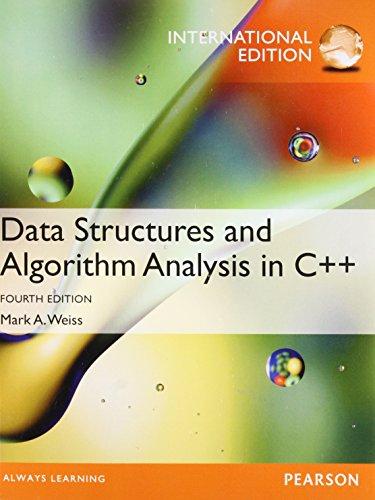Book Data Structures and Algorithm Analysis in C++ free
