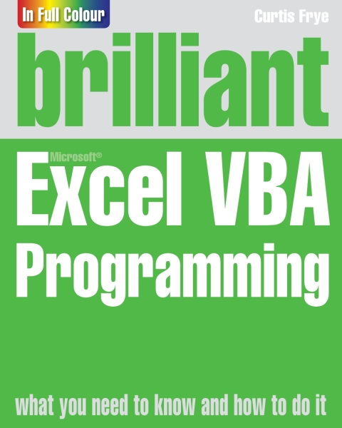 Book Brilliant Excel VBA Programming free