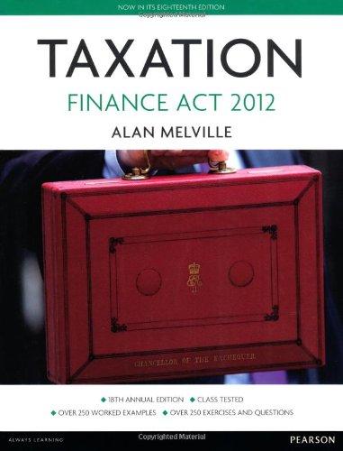Book Taxation - Finance Act 2012 free