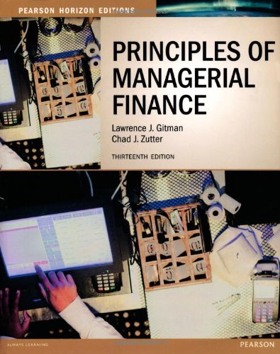 Book Principles of Managerial Finance: Horizon Edition free
