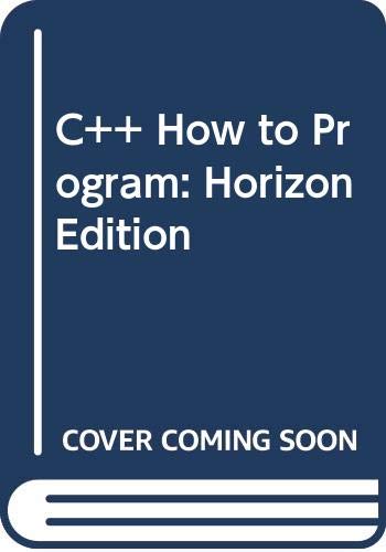 Book C++ How to Program: Horizon Edition free