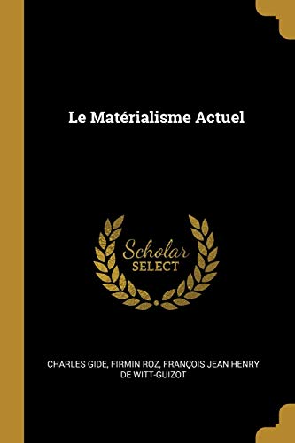 Book Le Matérialisme Actuel (French Edition) free