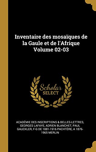 Book Inventaire des mosaïques de la Gaule et de l'Afrique Volume 02-03 (French Edition) free