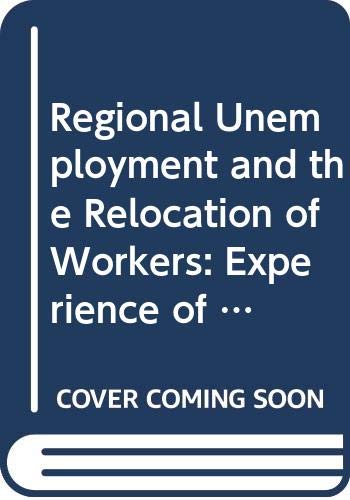 Book Regional Unemployment and the Relocation of Workers free