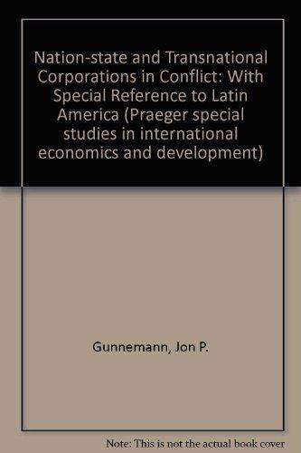Book Nation-state And Transnational Corporations In Conflict, With Special Reference To Latin America free