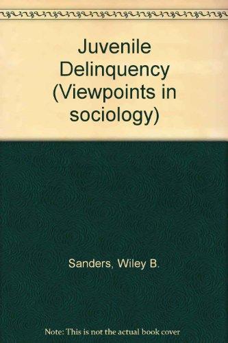 Book Juvenile delinquency (Viewpoints in sociology) free