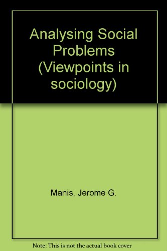 Book Analyzing social problems (Viewpoints in sociology) free