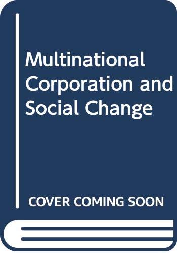 Book The Multinational corporation and social change (Praeger special studies in international economics and development) free