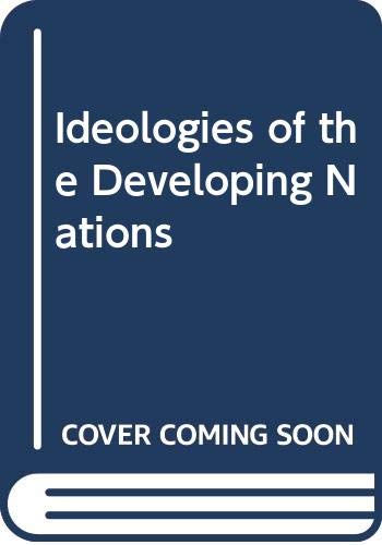 Book The Ideologies Of The Developing Nations free