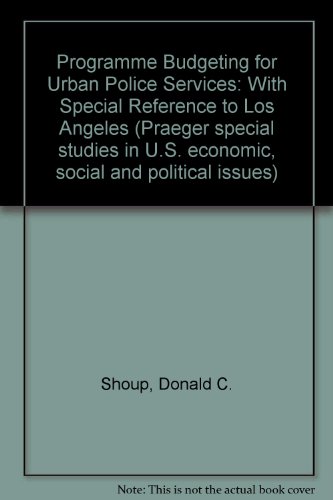 Book Program Budgeting for Urban Police Services free