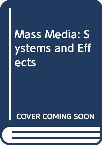 Book Mass media: Systems and effects free