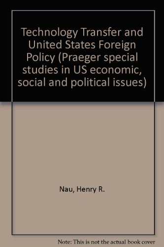 Book Technology Transfer And U.s. Foreign Policy free