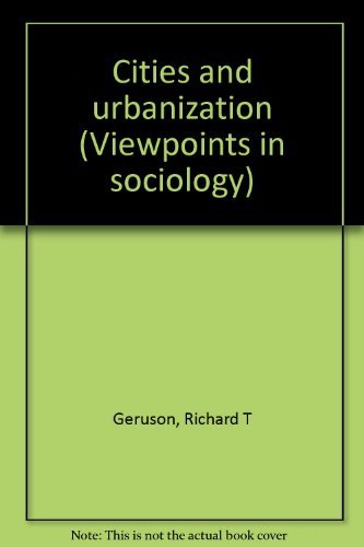 Book Cities and Urbanization (Praeger Special Studies in U.S. Economic, Social, and Politi) free