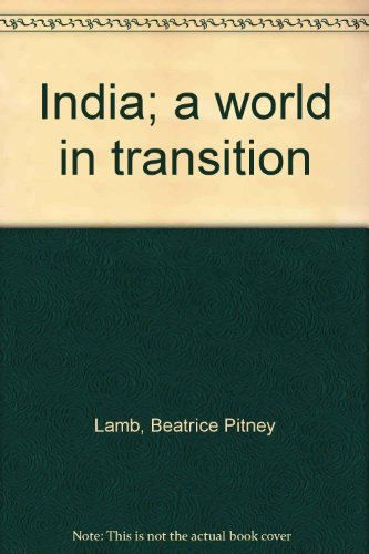 Book India; a world in transition free