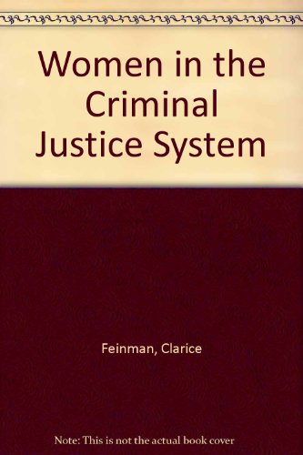 Book Women In The Criminal Justice System free