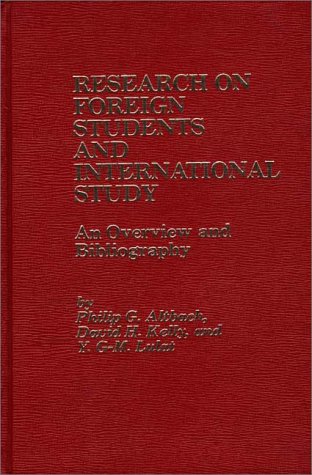 Book Bibliography Of Foreign Students And International Study: An Overview And Bibliography (praeger Special Studies In Comparative Education) free