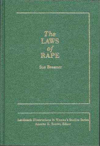 Book The Laws Of Rape (landmark Dissertations In Women's Studies) free