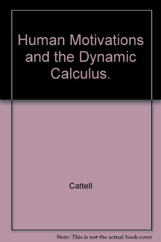 Book Human Motivations And The Dynamic Calculus free