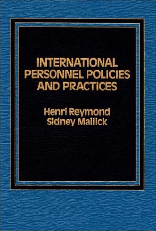 Book International Personnel Policies And Practices free