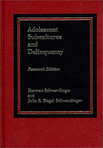 Book Adolescent Subcultures And Delinquency: free