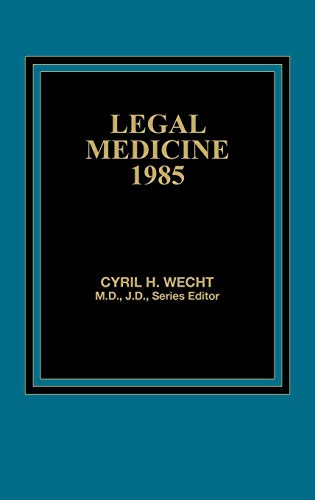 Book Legal Medicine 1985 free