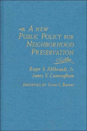 Book A New Public Policy For Neighborhood Preservation free