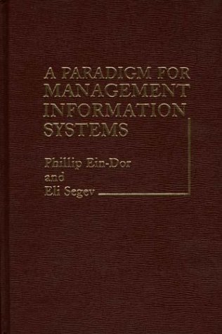 Book A Paradigm For Management Information Systems free