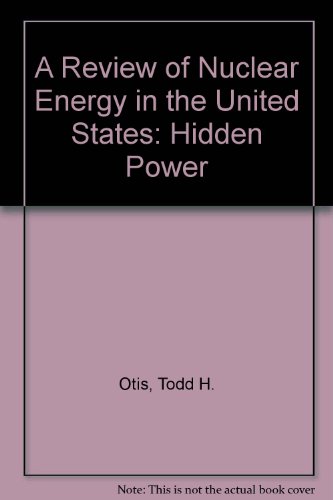 Book A Review Of Nuclear Energy In The United States (praeger Security International) free