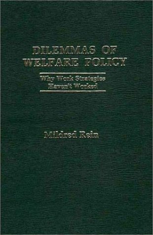 Book Dilemmas of Welfare Policy free