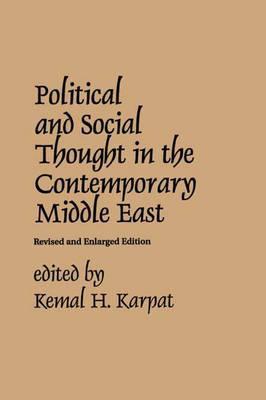 Book Political and Social Thought in the Contemporary Middle East free