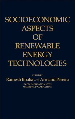 Book Socioeconomic Aspects of Renewable Energy Technologies: free