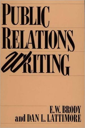 Book Public Relations Writing free