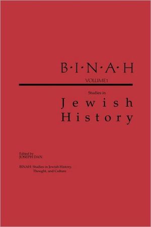 Book Binah: Volume I; Studies in Jewish History (Washington Papers (Paperback)) free