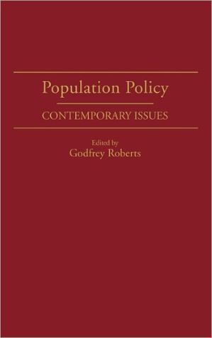 Book Population Policy: Contemporary Issues free