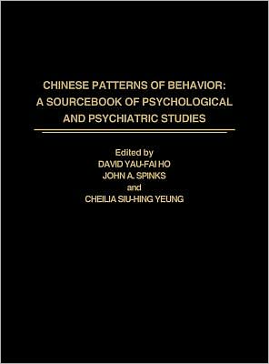 Book Chinese Patterns of Behavior: A Sourcebook of Psychological and Psychiatric Studies free