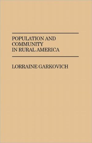 Book Population and Community in Rural America (No. 84) free