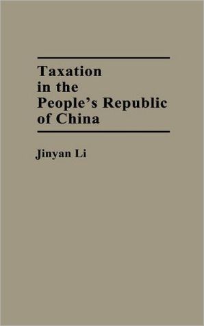 Book Taxation in the People's Republic of China free
