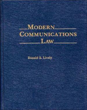 Book Modern Communications Law: free