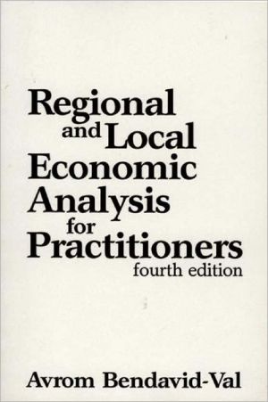 Book Regional and Local Economic Analysis for Practitioners: Fourth Edition free